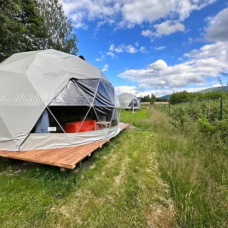 Luxury tent Glamping Stodola Dome Sciegny