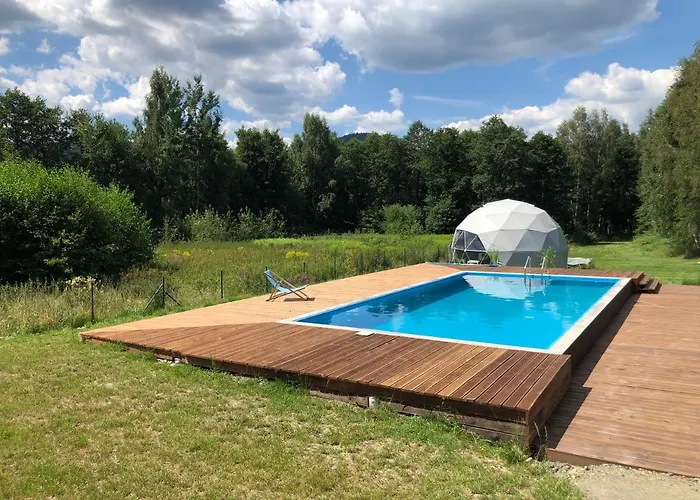 Glamping Stodoła Dome Luksusowy namiot *
