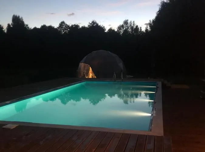 Glamping Stodoła Dome Luksusowy namiot