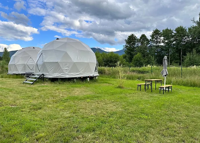 Glamping Stodoła Dome Luksusowy namiot