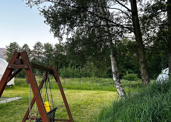 Glamping Stodoła Dome Luksusowy namiot Ściegny