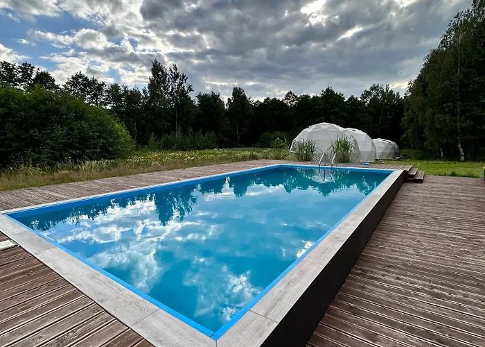 Glamping Stodoła Dome Luksusowy namiot